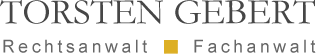 Logo von Rechtsanwalt Torsten Gebert, Berlin